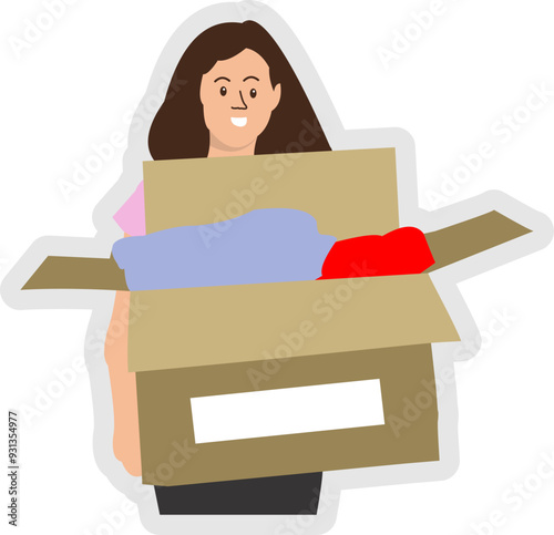 Charity Women Sticker