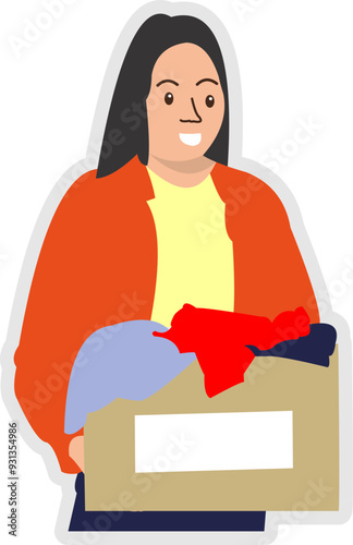 Charity Women Sticker