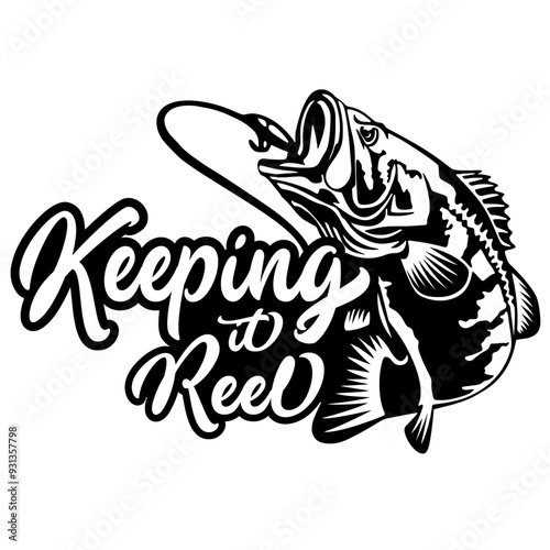 Keeping it Reel SVG | Fishing Hook Svg | Fishing Svg