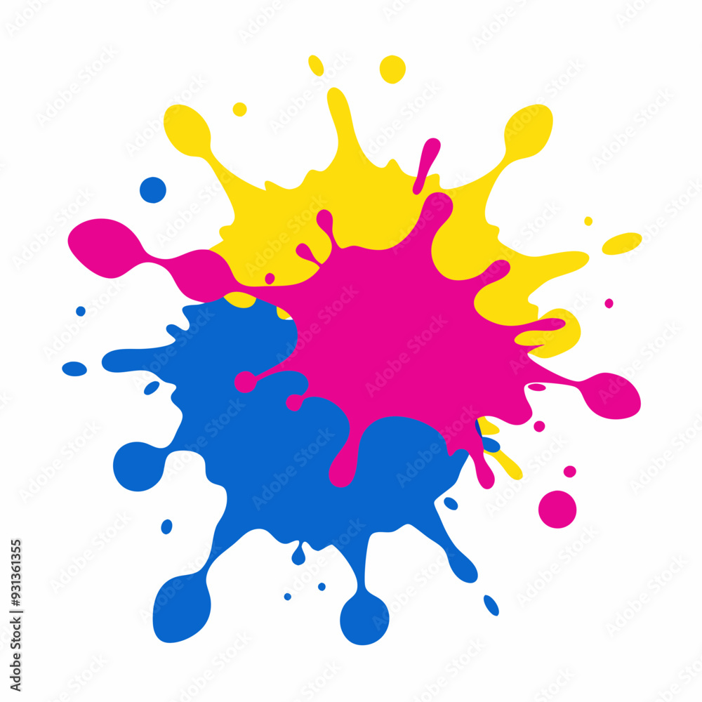 Paint splatter vector art illustration Paint splatter vector art illustration