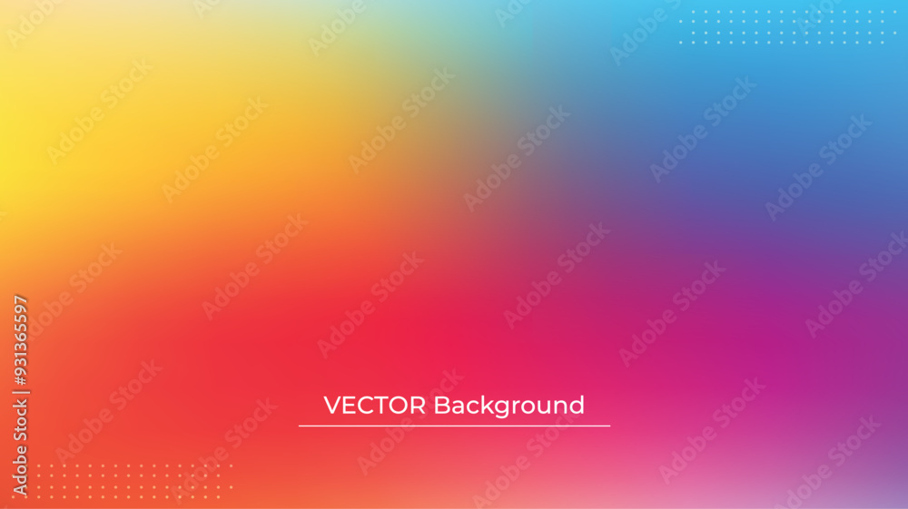 custom made wallpaper toronto digitalSmooth and blurry colorful gradient mesh background. Modern bright rainbow colors. Easy editable soft colored vector banner template. Premium quality