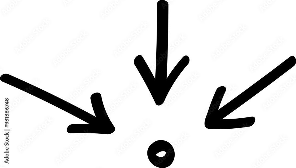 Hand drawn arrow sign. Handdrrawn svg arrows. Isolated direction doodle arrow icon Hand drawn arrow sign. Handdrrawn svg arrows. Isolated direction doodle arrow icon
