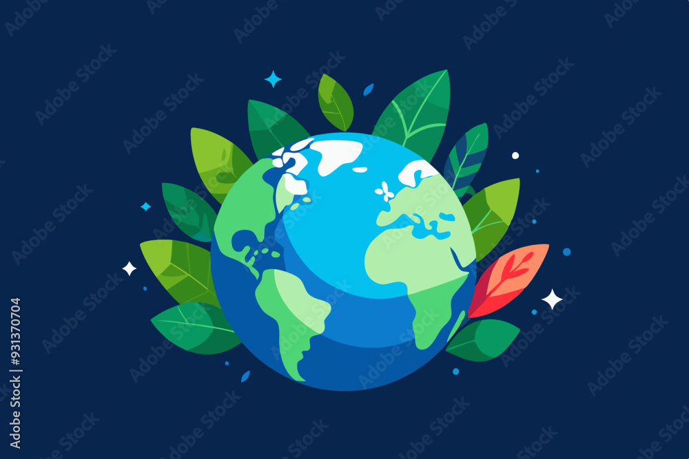 Naklejka premium High-quality vector illustration of the world environment
