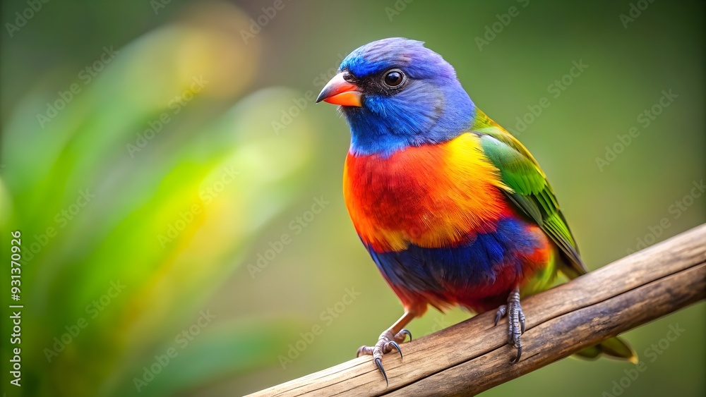 Close-up photo of a colorful bird perched on a branch, avian, feathers, wildlife, nature, plumage, wings, beak, tropical Close-up photo of a colorful bird perched on a branch, avian, feathers, wildlife, nature, plumage, wings, beak, tropical