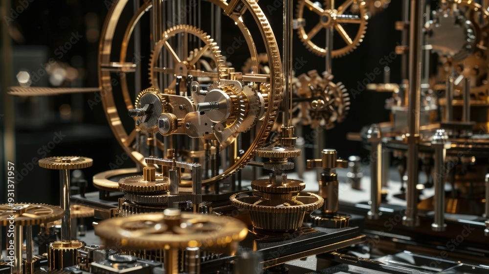 Imagine a contemporary piece of kinetic art