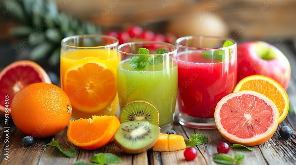 Freshly Squeezed Fruit Juices: A Vibrant and Healthy Delight
