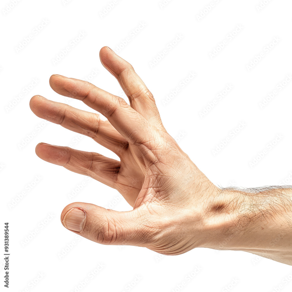 a hand wants to touch something on white background a hand wants to touch something on white background