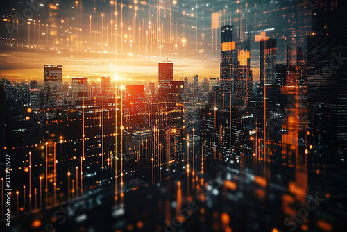 Bitcoin city technonogy cryptocurrency fluctuations