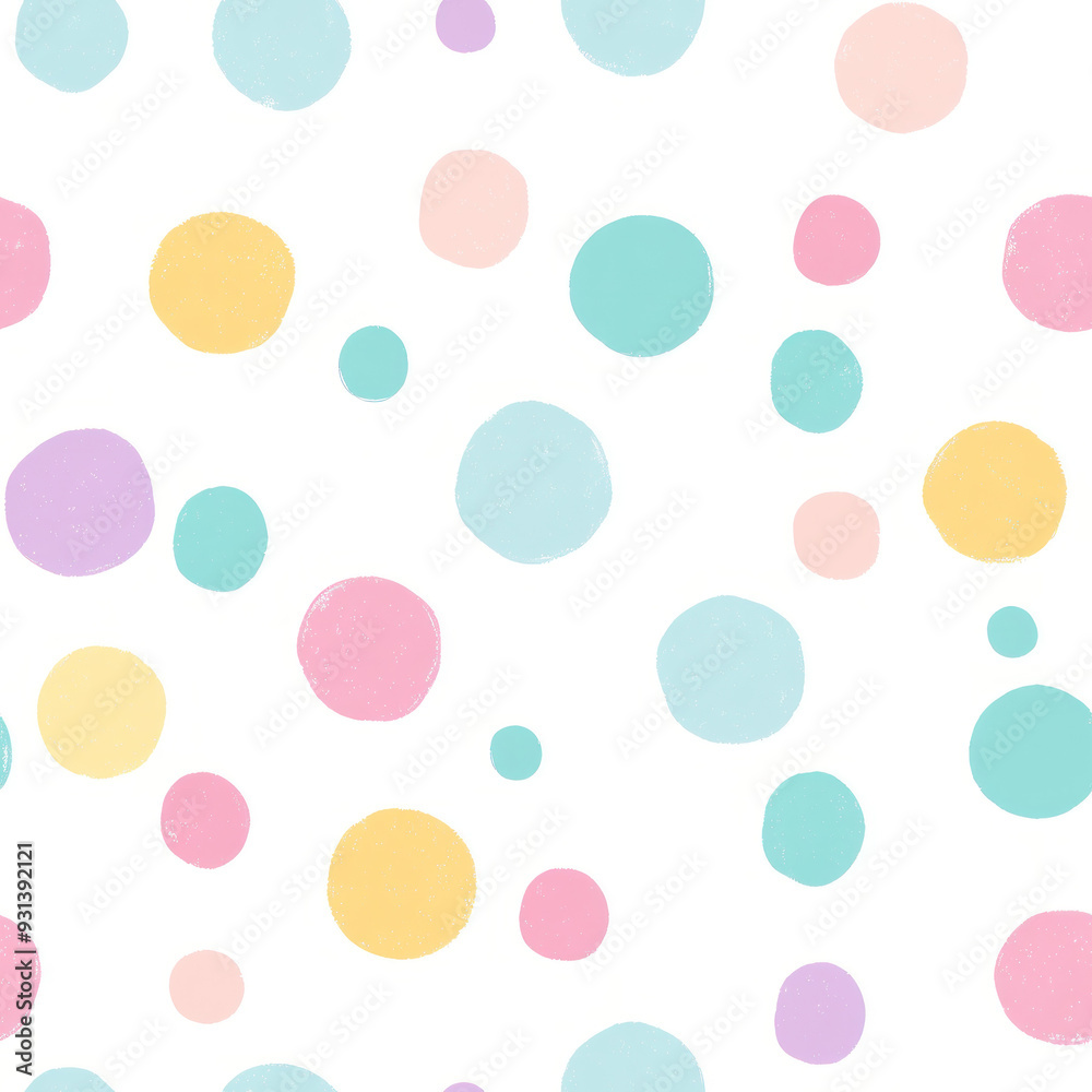 seamless repeating pattern pastel polka dots seamless repeating pattern pastel polka dots