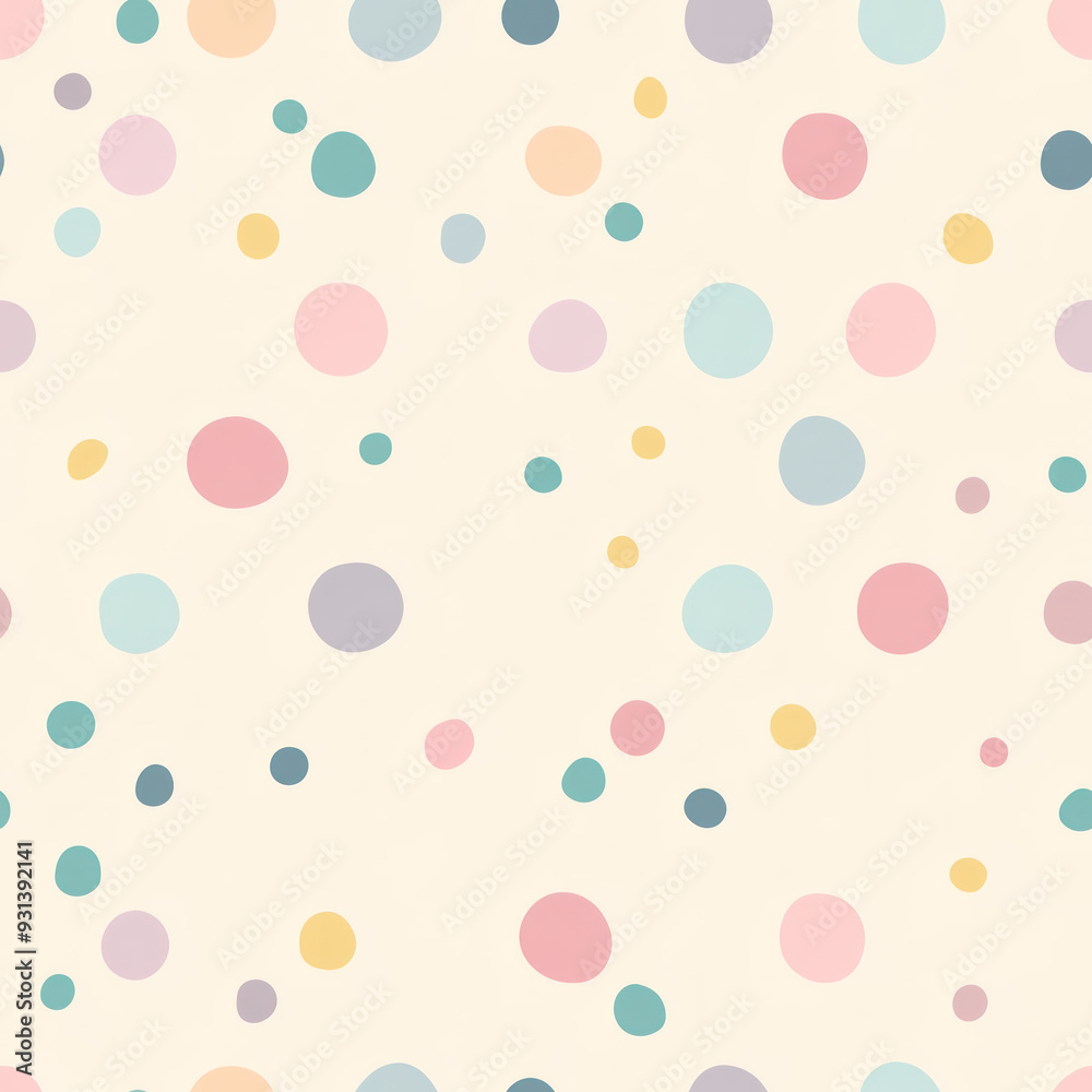 seamless repeating pattern pastel polka dots seamless repeating pattern pastel polka dots