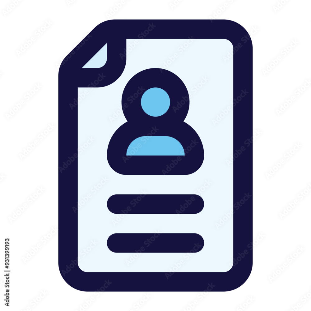 resume icon for illustration resume icon for illustration