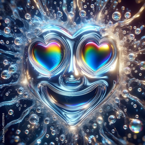 abstract heart background