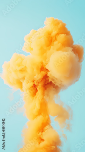 The art of smoke and clouds, a visual feast of color explosion