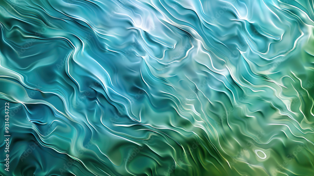 Abstract water pattern in shades of blue and green vibrant modern art design fluid dynamic Abstract water pattern in shades of blue and green vibrant modern art design fluid dynamic