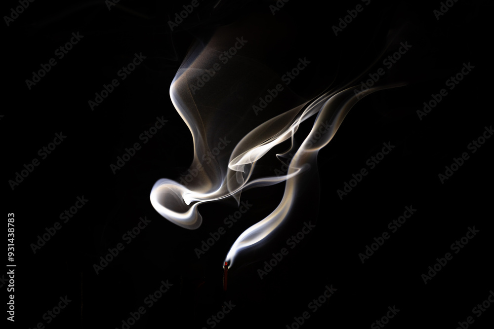 The constantly changing form of smoke The constantly changing form of smoke