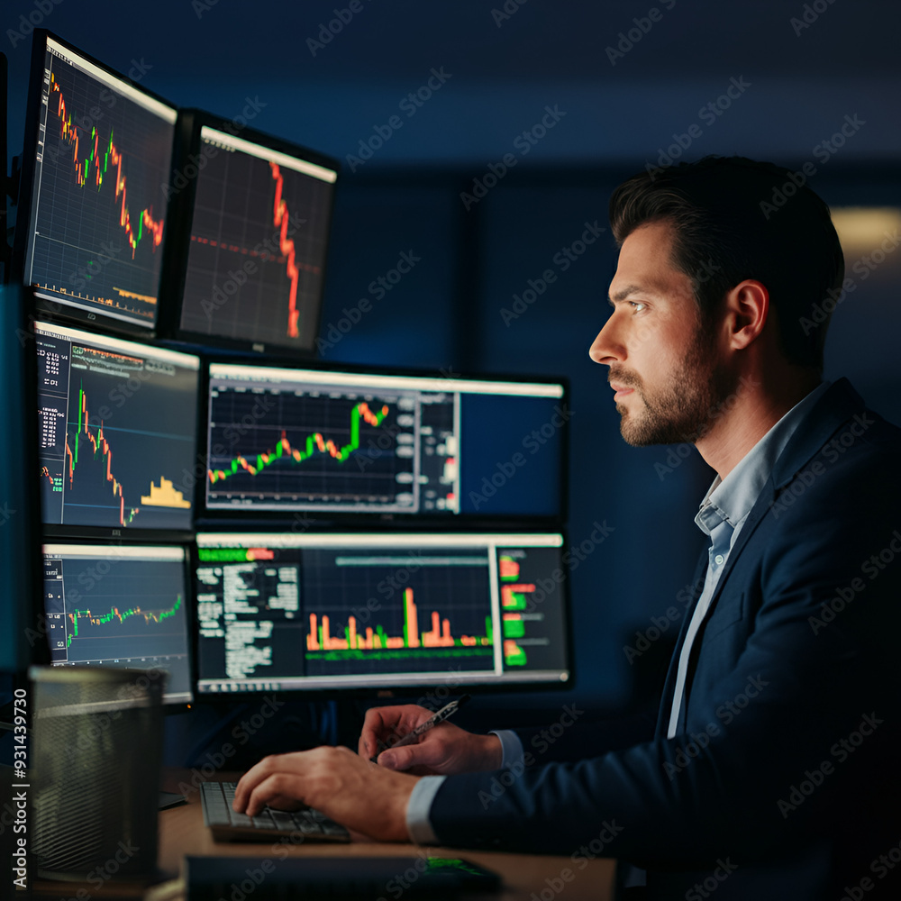 person watching tv with graph person watching tv with graph