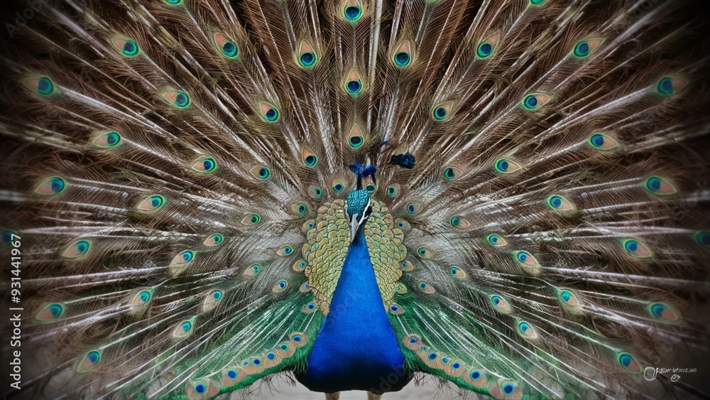 Obraz premium peacock with feathers