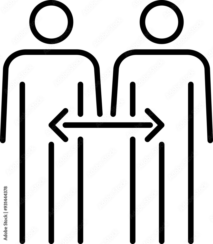 Experience exchange icon. Linear style. Experience exchange icon. Linear style.