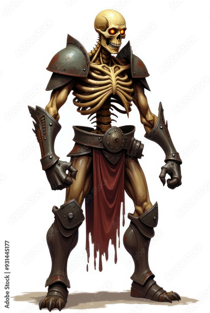 Ethereal Skeletal Warrior Figure , dark fantasy aesthetic, high-detail illustration, epic fantasy artwork, character concept art, rich color palette, dark and gritty style. Ethereal Skeletal Warrior Figure , dark fantasy aesthetic, high-detail illustration, epic fantasy artwork, character concept art, rich color palette, dark and gritty style.