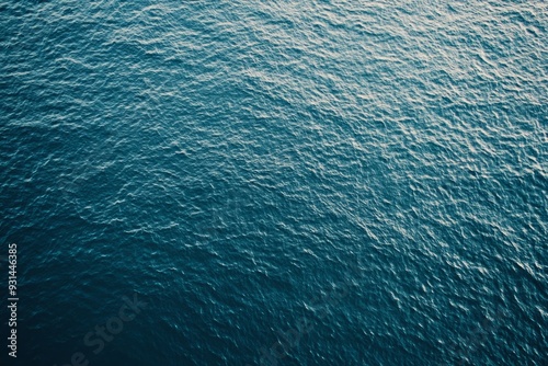 Fototapeta Naklejka Na Ścianę i Meble -  Top view of calm sea water texture background