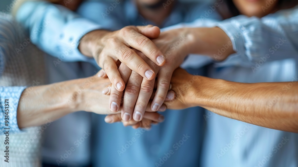 Hug teamwork and portrait of business people in office for about us collaboration and partnership Corporate diversity and happy men and women in studio for professional career company : Generative AI Hug teamwork and portrait of business people in office for about us collaboration and partnership Corporate diversity and happy men and women in studio for professional career company : Generative AI