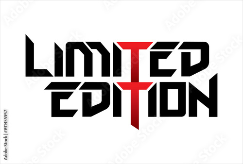 limited edition typography design vector, for t-shirt, poster and other uses