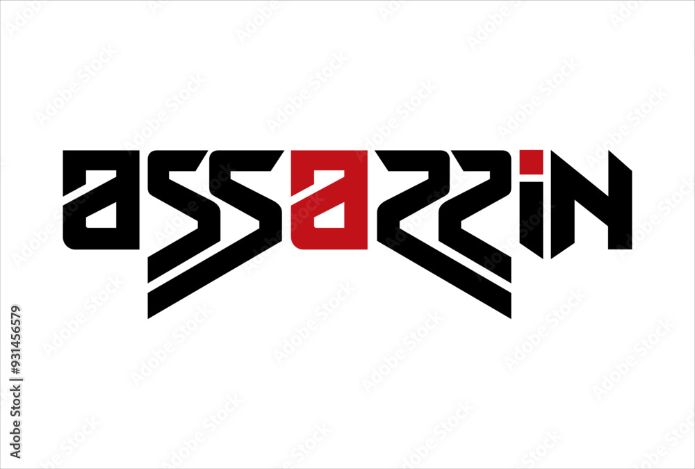 assassin typography logo icon design vector assassin typography logo icon design vector