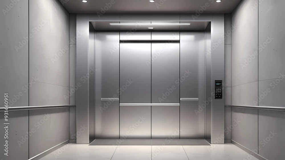 elevator in modern building elevator in modern building