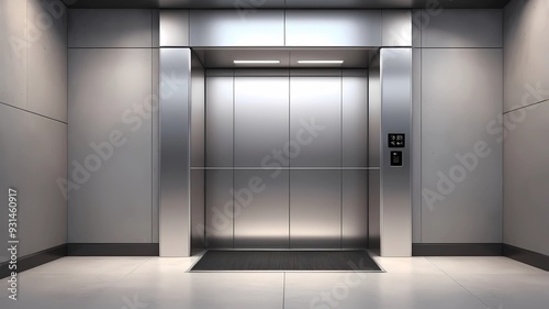 elevator in the airport