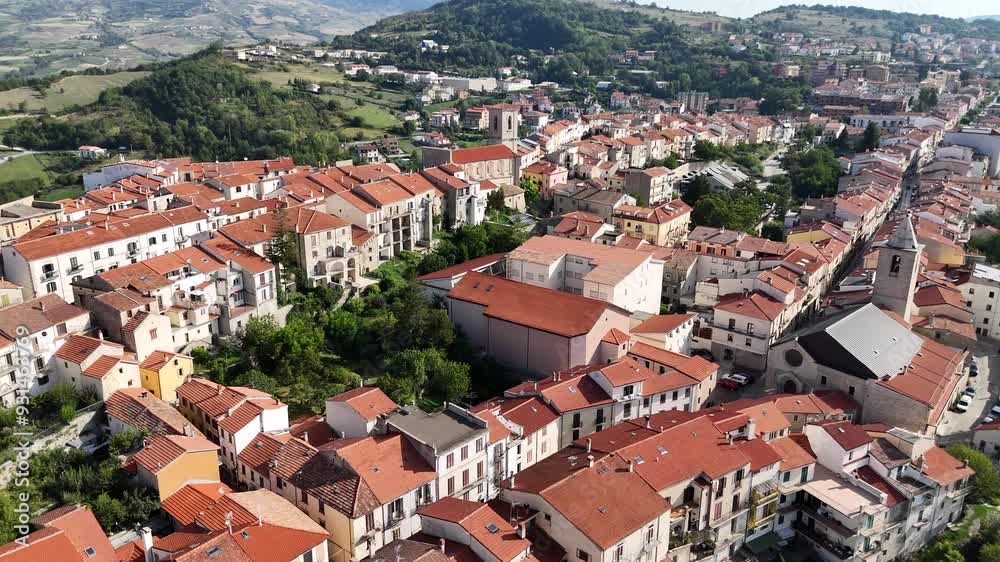 Vista aerea di Agnone, Isernia, Molise, Italia.
Ripresa aerea del centro storico di Agnone, meta turistica del centro Italia famosa per la costruzione delle campane delle chiese. Vista aerea di Agnone, Isernia, Molise, Italia.
Ripresa aerea del centro storico di Agnone, meta turistica del centro Italia famosa per la costruzione delle campane delle chiese.