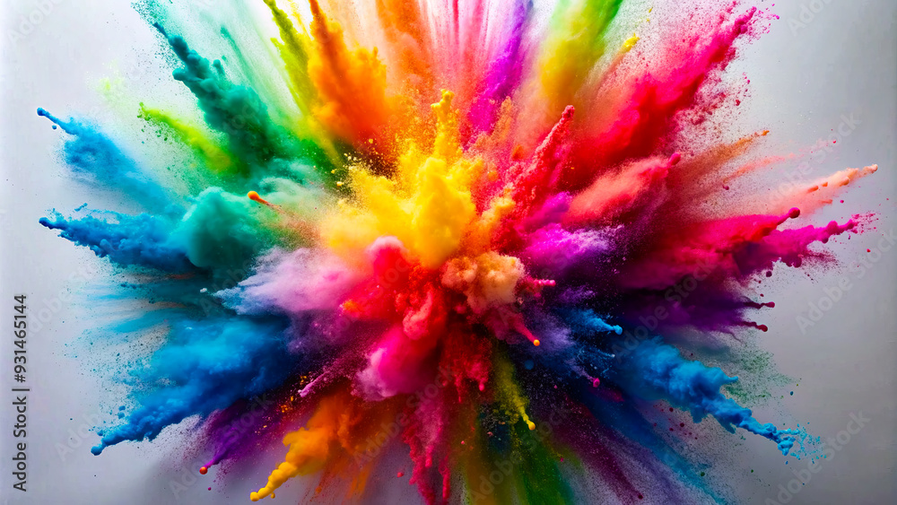 Explosive abstract colors background with vibrant hues and dynamic splashes, perfect for modern art, creative projects, or adding a burst of energy to any design or visual presentation. Explosive abstract colors background with vibrant hues and dynamic splashes, perfect for modern art, creative projects, or adding a burst of energy to any design or visual presentation.