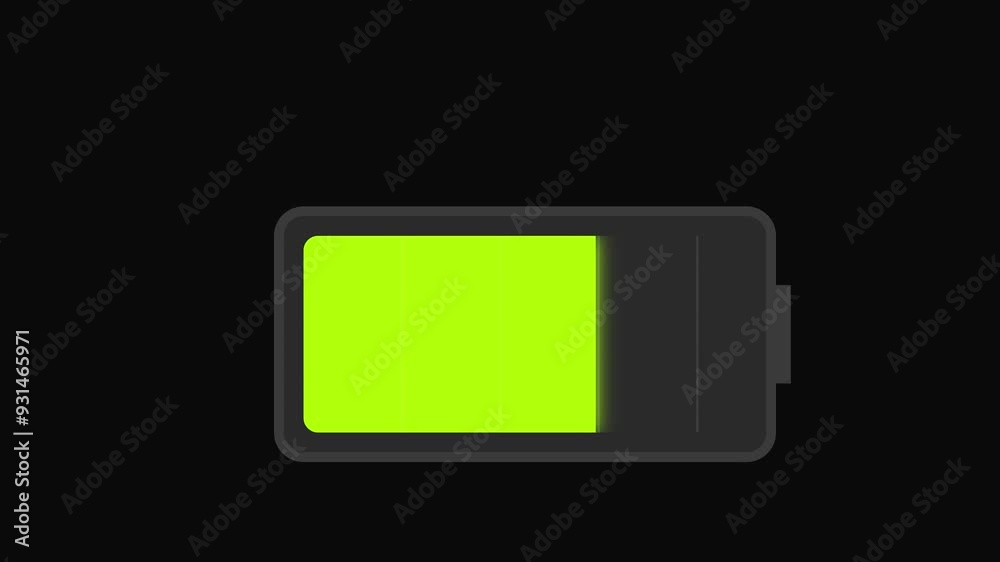 Battery Draining Animation Battery Draining Animation