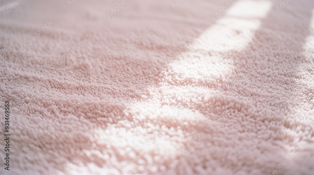 Soft, elegant play of sunlight on plush, beige carpet fabric, creating a warm and cozy atmosphere in a serene interior setting. Soft, elegant play of sunlight on plush, beige carpet fabric, creating a warm and cozy atmosphere in a serene interior setting.