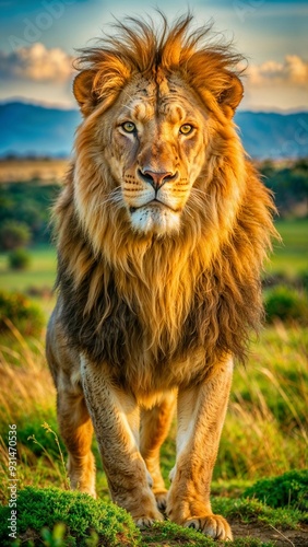 Portrait of a lion