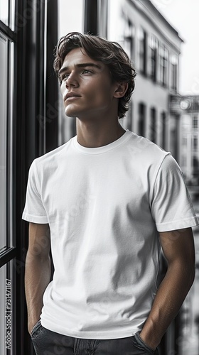 White t-shirt mockup | Mockup