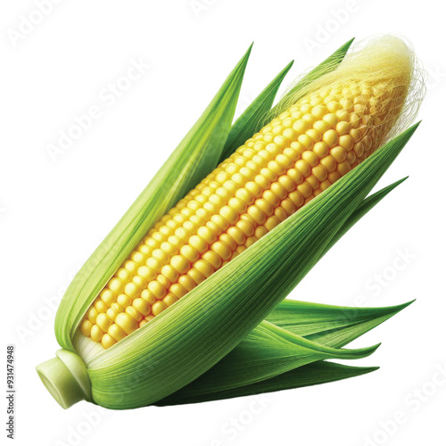 a realistic corn vector