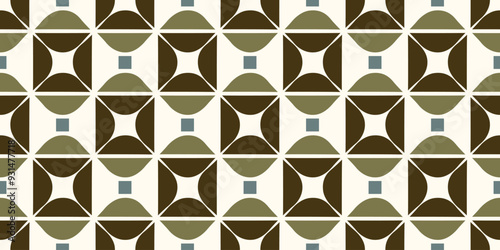 Simple geometric pattern abstract square shape mosaic carpet motif classic diamond minimal background. Small elements modern colorful fabric design textile swatch. Easy to recolor allover print block.