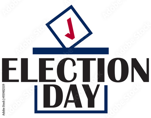 USA 2024 Presidential Elections Event Banner, background, card, poster design. Presidential Elections 2024 Banner with American colors design and typography. Vote day, 