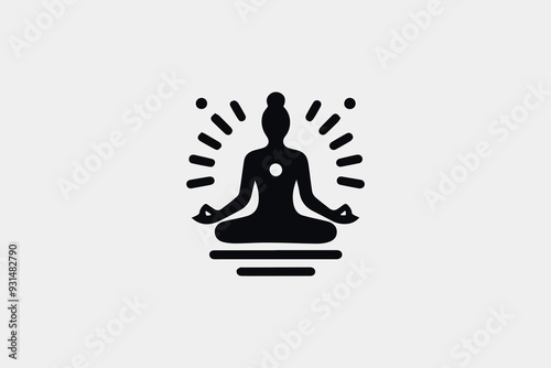 meditation logo ready for sale.