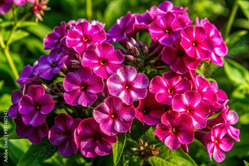 Purple flower set PNG. Set of Purple phlox flowers isolated. Purple phlox flower PNG. Purple flower top view PNG. Phlox flower flat lay isolated. Summertime bloom of a phlox flower