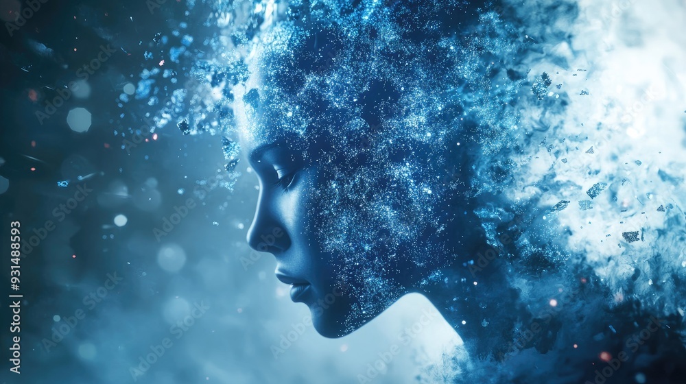 A sleek and futuristic conceptual image of machine learning, with abstract elements and a clean, modern design A sleek and futuristic conceptual image of machine learning, with abstract elements and a clean, modern design
