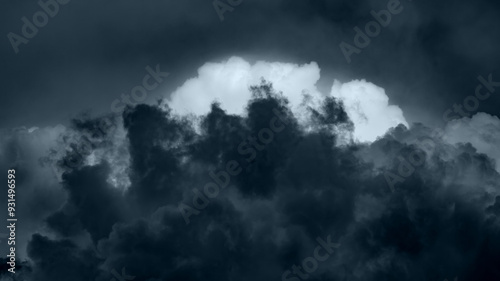 Dark clouds. Storm dramatic clouds in the sky.