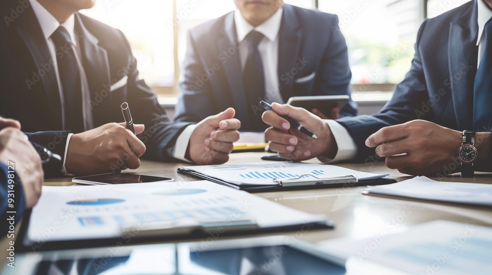 team of investment bankers advising a client on mergers team of investment bankers advising a client on mergers
