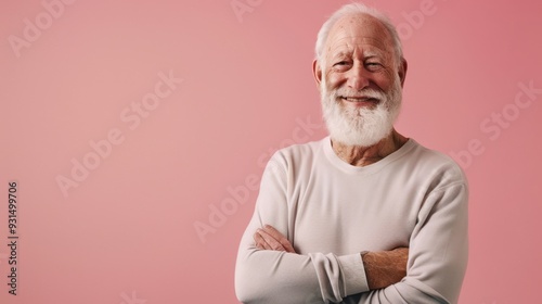 The Smiling Elderly Man photo