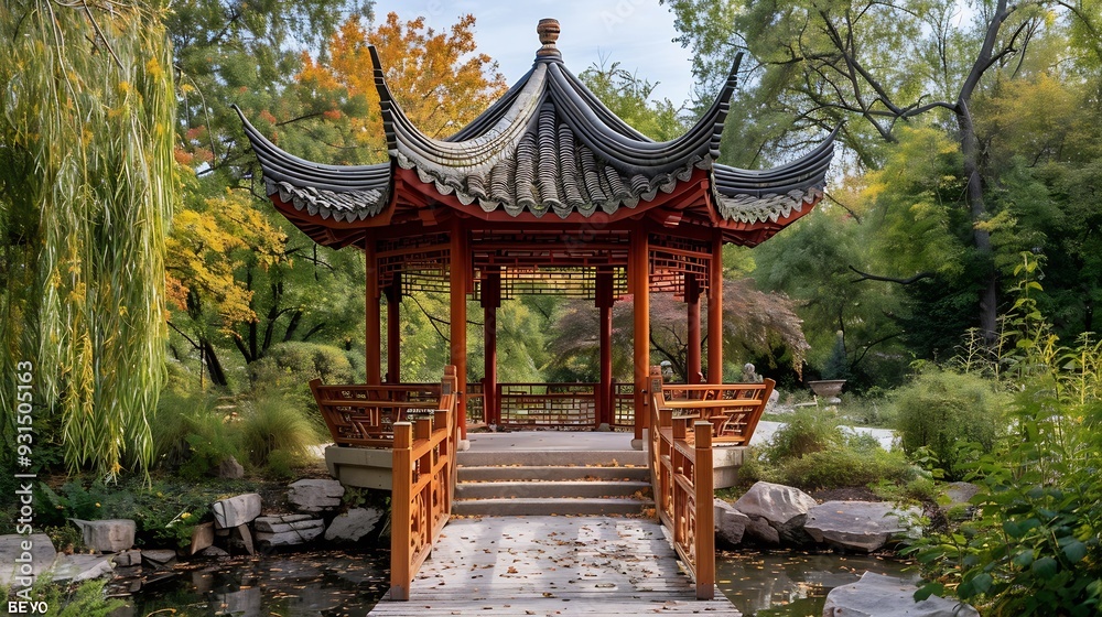 The Chinese Garden part of the Montreal Botanical Gardens Montreal Jardin Botanique : Generative AI The Chinese Garden part of the Montreal Botanical Gardens Montreal Jardin Botanique : Generative AI
