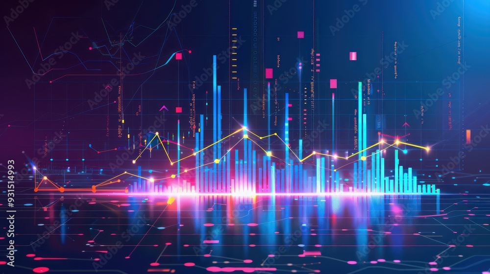 Abstract Digital Data Visualization Abstract Digital Data Visualization