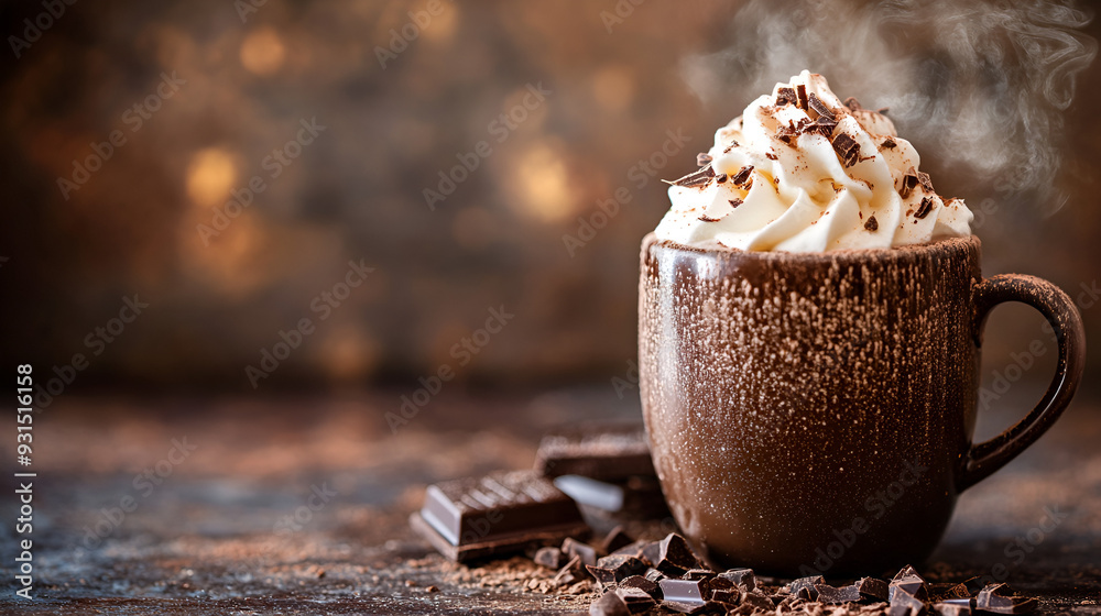  Hot Chocolate with Whipped Cream