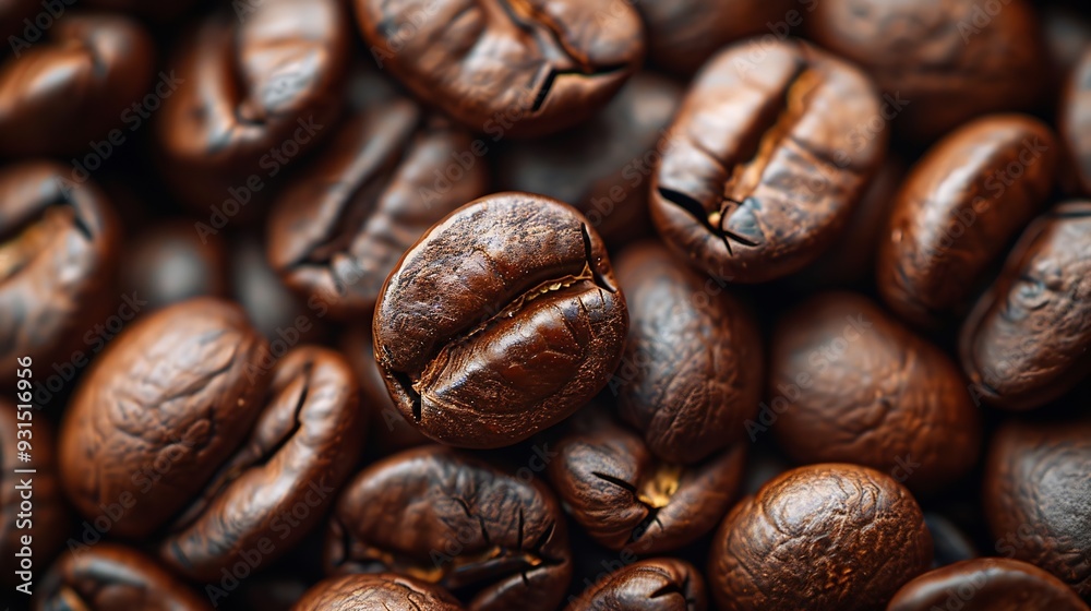 Fototapeta premium Coffee Roasted Color Card Option : Generative AI