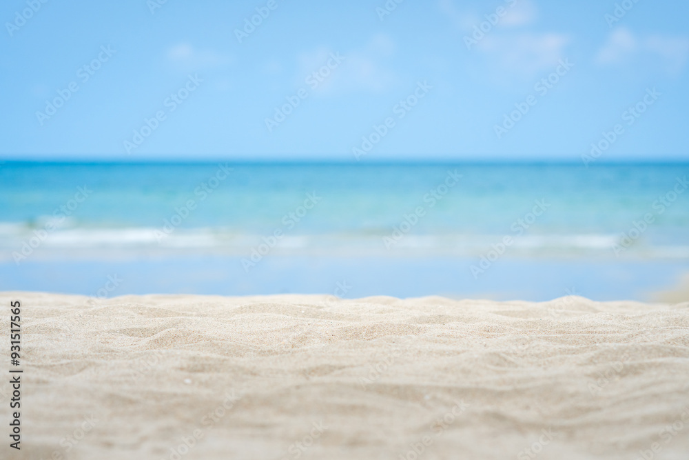 Sand beach and wave background