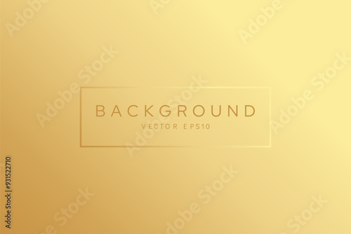 Luxury golden beige color gradient background, vector design